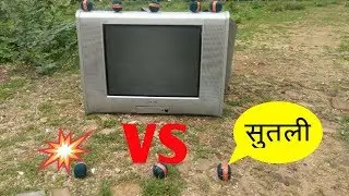 Tv vs sutli bomb experiment || sutli bomb vs tv ? 😱🔥😎