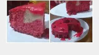 Y tú, ya hiciste tu pastel-chessecake de fresa, sale relleno del pay de queso, y glaseado, delicioso