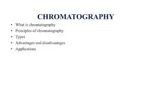 brief introducation to chromatography#introduction# bpharm notes# chemistry# analysis