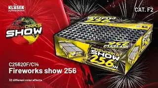 C25620F/C14 Fireworks show 256 | Klasek pyrotechnics