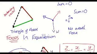 A Level Physics Revision - Forces in Equilibrium and Moments