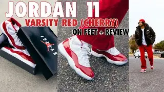 Jordan 11 Varsity Red (Cherry) Review + On Feet