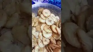 Home made banana chips #bananachips #short #homemade