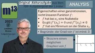 Abitur-Aufgabe: 2023 - ANALYSIS - OHimi - erh&ouml;htes Niveau - Aufgabengruppe 1