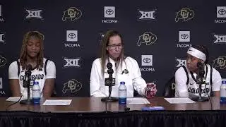 Colorado Women's Basketball Postgame Press Conference