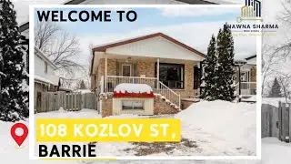 108 Kozlov st, Barrie | For Sale