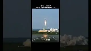 ROKET SPACE X BAWA SATELIT RI SATRIA 1