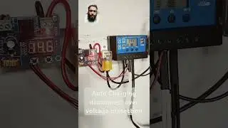 Auto charging disconnect over voltage protection. #electrician #solar #solarenergy #renewableenergy