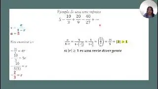 4.2.1. Series finitas y 4.2.2. Series infinitas