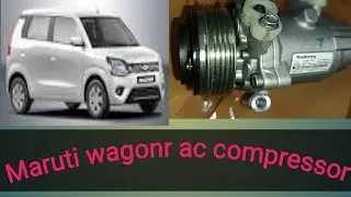 Maruti wagonr ac compressor unboxing 