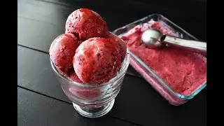 مثلجات الكرز والتوت- بوظة  ب 4 مكونات Yummy food