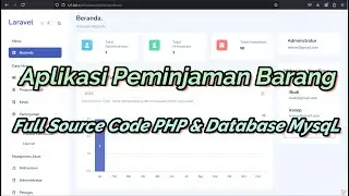 Source code website peminjaman barang | Download source code aplikasi peminjaman barang | Laravel
