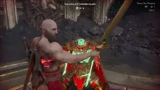 Red glyphs challenge - Penalty of Breaching (Show me Mastery) - God of War Ragnarok Valhalla
