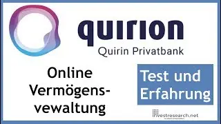 Quirion - G&uuml;nstiger Online Verm&ouml;gensverwaltung und Robo Advisor? Test und Erfahrung Quirion