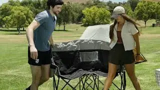 Discover Comfort on the Go with the SunnyFeel Double Camping Chair!