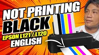 Как исправить ситуацию, если Epson L121 не печатает ни чёрным, ни цветным цветом?
