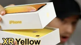Yellow iPhone XR Unboxing & Comparison - iPhone XR VS iPhone XS