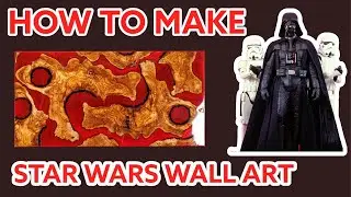 Star Wars Wall Art | Woodworking Epoxy Resin How-To #resinart