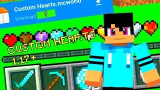 Download custom hearts mod in minecraft pe by - phixi hindi gaming