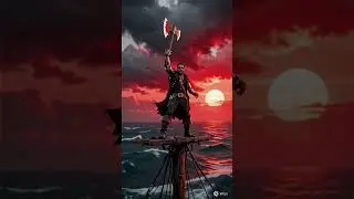 Epic cinematic trailer  , spotlighting the ruthless pirate king, feared across the seven seas #ai