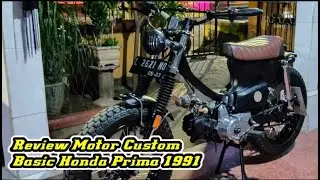 Review Motor Custom Basic Honda Prima 1991 #japstyle