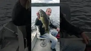 The top bass me and my dad got #bassfishing #fishing #smallies #smallmouthbass