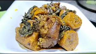 Камерунская каша из плантана 