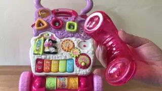 V Tech First Steps Baby Walker Close Up Review.