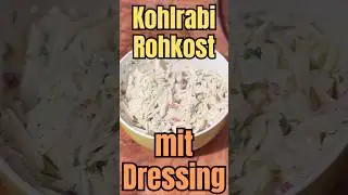 Kohlrabi-Salat in 5 Minuten: Einfach, lecker und gesund! #gesundeern&auml;hrung #kohlrabisalat #rohkost