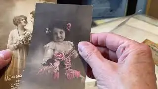 Antique French paper haul