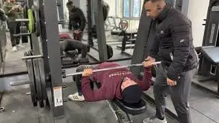 My first 80x10 Bench press