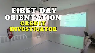 First Day Orientation As Field Verifier Credit Investigator - Vone Moto