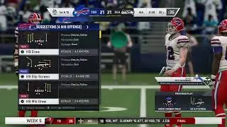 Madden 20 |Year 2 | (4- 0) Toronto Bills @ (3 -1 ) Seattle SuperChickens