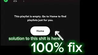 How to fix go to home page problem in Spotify mode ?100% WORKING TRICK !!