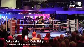 EBF Boxing - Gabe Abbo (Red corner) vs Craig Hall (Blue Corner)