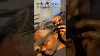 #CornrowQueen Timeless Two CornrowsSimple But Never Basic#BraidGameStrong#BraidsOnPoint #HairSlay