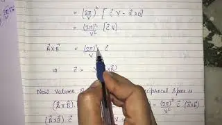 19. Properties of Reciprocal Lattice