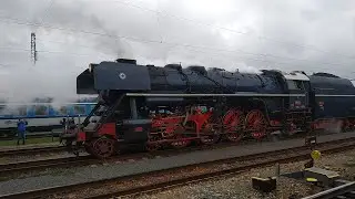 parní vlak ALBATROS 2.10.2022 ve Žďáře nad Sázavou