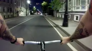 #FixedGear Rybinsk: Покатались после работы