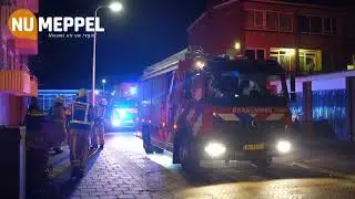 Brand in woning zorgflat aan Kuyperstraat Meppel