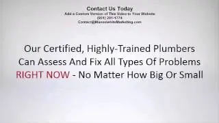 Plumber Video Marketing | Musselwhite Consulting (951) 291-1774