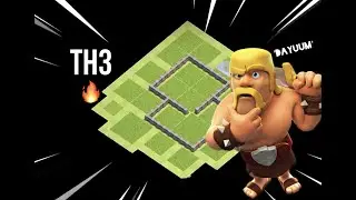 BEST TH3 BASE FOR TROPHY PUSHERS!!/BASE DESIGN FOR TROPHY PUSHERS IN TH3 - CLASH OF CLANS
