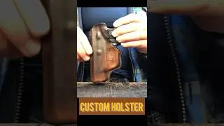 RUGER LCP2 Concealed Carry Leather Holster - Custom Old Fashioned IWB