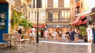 4K 🌴Palma de Mallorca 2021, July,15🌤27&deg;C Part 1