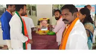 State Vice-president Adi Narayana BJP OBC Morcha || SURYA CHANDRA PATTUPOGULA