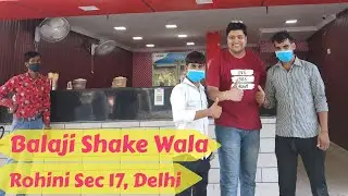 Thanda Thanda Natural Milk Shake at Shree Balaji Wala, Rohini Sec 17.