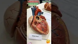 Human Heart Animation | Cardiac Anatomy | Heart AI Art | 56