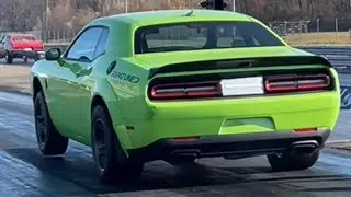 SRT Demon 170 1/4 mile on ethanol (bone stock car)