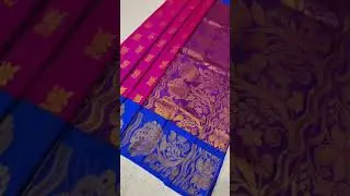 border less soft silks sarees #shorts #dushi #Elampillai sarees