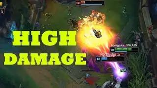Swain HIGH DAMAGE - Swain Montage #114 - League of Legends Swain